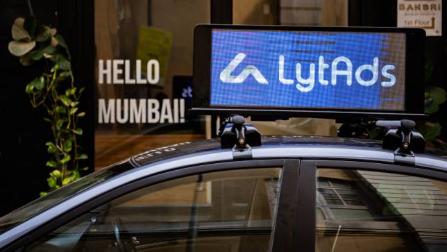 LytAds LED Screen with LytAds logo